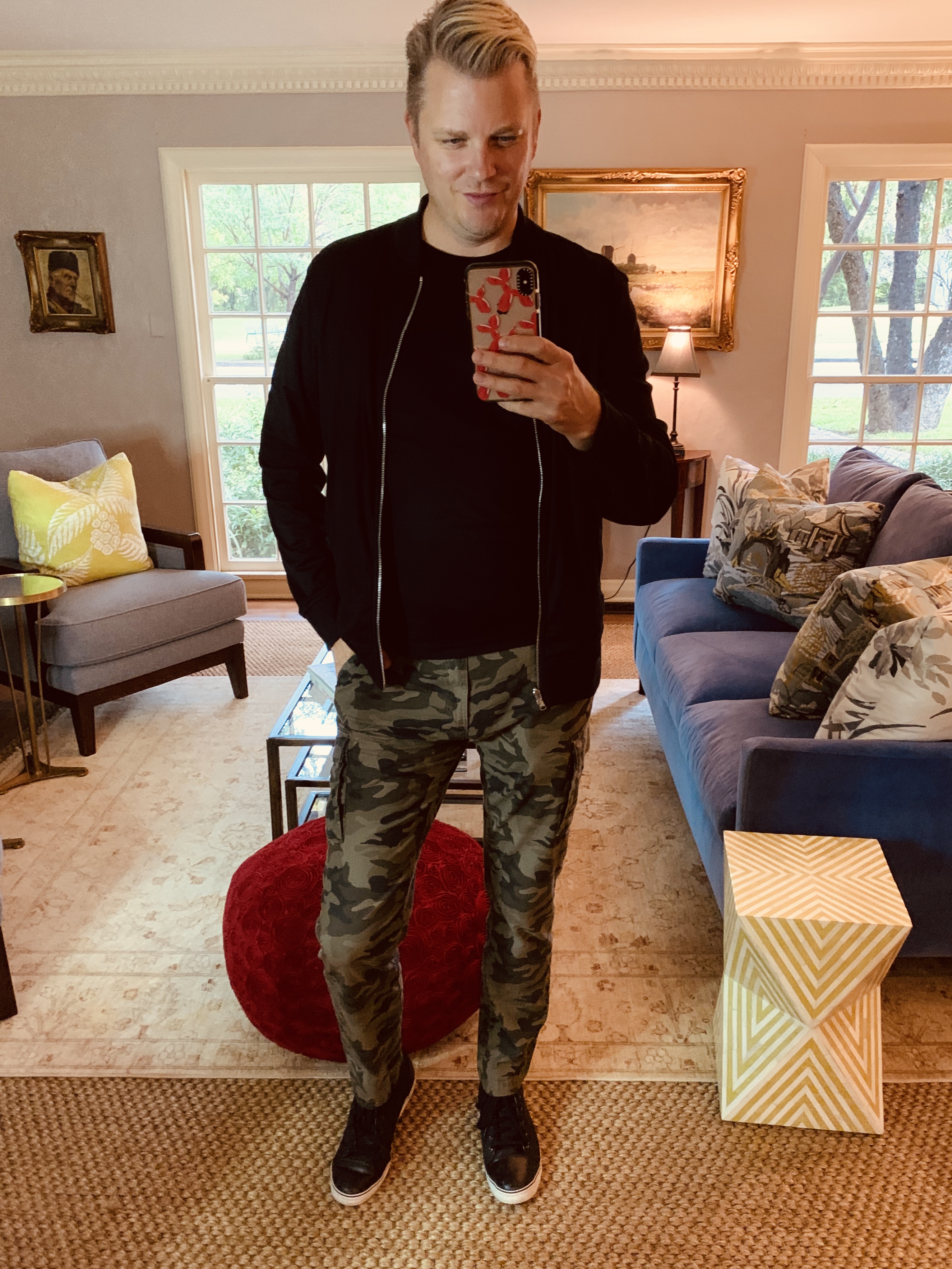 What Cooper Wore: Camo Cargos